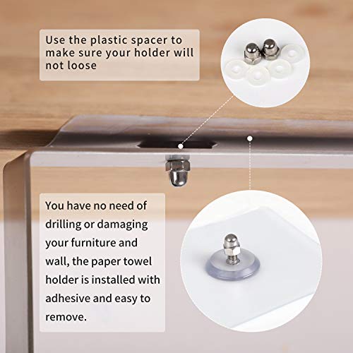2 SMARTAKE+Adhesive+Drilling+Removable+Stainless