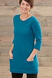 Fair Indigo Fair Trade Organic Fleece Sweatshirt Dress
