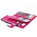 S6 Case, Galaxy S6 Case, Joopapa Samsung Galaxy S6 Wallet Case,Pu Leather Case Magnet Wallet Credit Card Holder Flip Cover Case Built-in 9 Card Slots & Stand Case for Samsung Galaxy S6 (Pink)