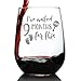 Bevvee Waited 9 Months For This - Funny New Mom Stemless Wine Glass - Push Presents for Expectant Moms and Post Pregnancy Gifts - Large 17 Ounce