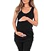 3 Pack Women's Side Ruched Maternity and Nursing Tank Top by Mother Bee - Made in USA