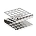 ULAB Scientific Test Tube Rack Set, Z Shape, Suitable for Tubes of Dia. ≤16mm, 1pc in Stainless Steel, 1pc in Aluminum, UTR1003