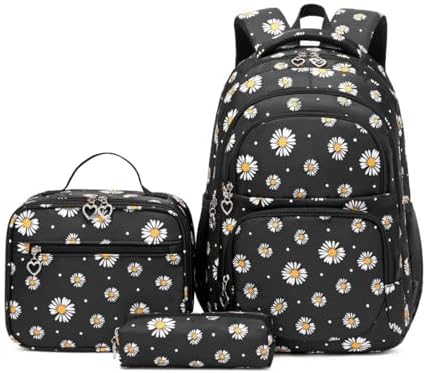 Amazon.com | ZHANAO Daisy Backpack for Girls,Bookbag with Lunch