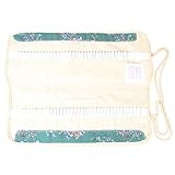 Damero 100 Canvas Colored Pencils Wrap, Travel Pen Case Roll with Multi-purpose Pouch for Accessories, Cute and Well Made, Fit for Regular Size Pens, Thin Markers and Color Pencils(NO Pencil Included)