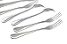 Fruit Forks, Koyaya lifestyles 8-piece Stainless Steel Three Prong Forks Bistro Cocktail Forks Tasting Appetizer Forks Set Mini Cake Forks (Fruit-Fork)