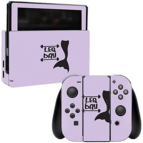 MightySkins Skin Compatible with Nintendo Switch - Mermaid Leg Day | Protective…