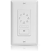 ECOELER 4Hrs Countdown Timer Switch, 1-5-10-20-30-60 Min, 2-4 Hour, Wall Timer Switch with Constant On Mode for Bathroom Fans and Lights, Neutral Wire Required, ETL&FCC Listed, White