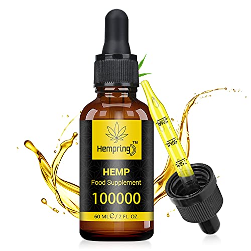 Natural Oil, Premium High Strength Oil 100000mg, 60ML Maximum Value Natural Supplement Vegan & Vegetarian Friendly