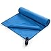 Healthy-Home Microfiber Travel Towel（1 Pack，40x20 Inch，Blue） with Drawstring Bag. Super Absorbent and Quick Drying.Perfect for Sport, Sweat, Workout, Gym, Yoga, Golf, Swimming, Beach, Camping.