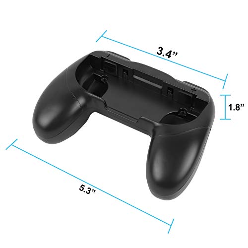 Steering Wheel Grip for Nintendo Switch Accessories- Fathers Day Gifts for Men Accessories for Switch Mario Kart Racing Game, Bigaint Racing Wheel 4 Packs Gadgets with Comfort Handle for Family Party