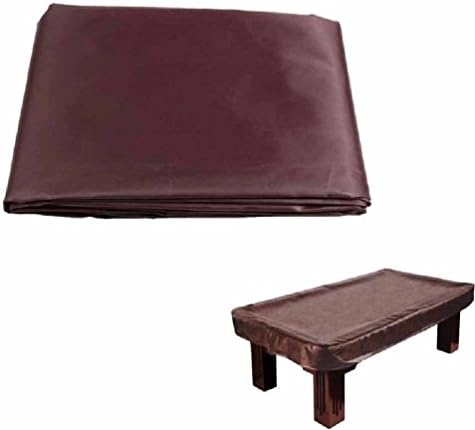 8'Pool Snooker Billiard Table Covers Polyester Oxford Coffee Durable Indoor Game