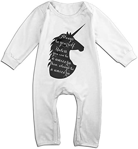 HOHOE Boy's &amp; Girl's Always Be A Unicorn Long Sleeve Outfits 6 M