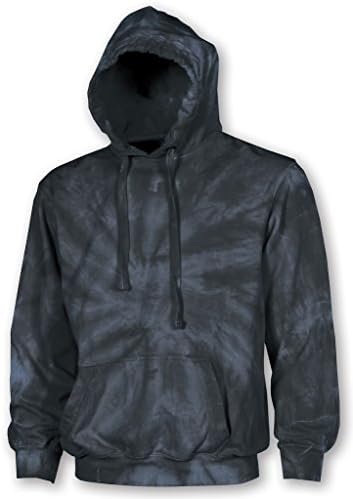 Amazon.com: Tie-Dyed Hooded Sweatshirt - Spider Black : Clothing