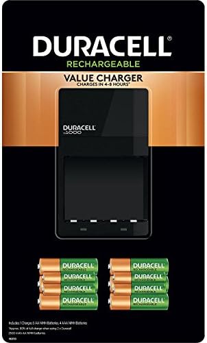 Product of Duracell Battery Charger with Rechargeable AA (6 pk.) and AAA (4 pk.)- Pack of 2 - Chargers [Bulk Savings]
