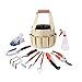 10PCS Mixed General Garden Tool Kit, Waterproof Tool Bucket, Garden Tool Bag, Portable DIY Tool Set, with Waterproof Bag, Gardening Gloves/Digging Claw Tools/Planting Toolsthumb 1
