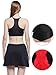Women's Mountain Padded Bicycling Short Skort Quick Dry Cycling Skirt Shorts Bike Skorts Pantskirt with 3D Padded