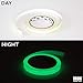 Glow Tape - 1 Inch x 30ft Vinyl Adhesive Glow-in-The-Dark Tape Roll - Lasts Up to 12 Hours