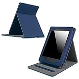 Fintie Flip Case for Kindle Paperwhite - Vertical Multi-Viewing PU Leather Cover Auto Sleep/Wake for All-New Amazon Kindle Paperwhite (Fits All versions: 2012 2013 2015 and 2016 New 300 PPI), Navy