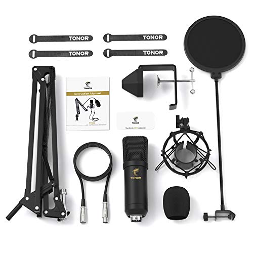 TONOR XLR Condenser Microphone Professional Cardioid Studio Mic