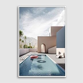 Framed Canvas Wall Art for Living Room, Bedroom Colorful Corridor Canvas Prints for Modern Home Decoration Ready to Hang - 16"x24" inches