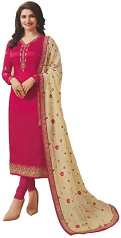 London Collection Glorious prachi Desai Maroon Georgette satinPakistani Straight Suit