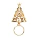 NOUMANDA Gold Christmas Tree Brooch Magnetic Eyeglass Holder