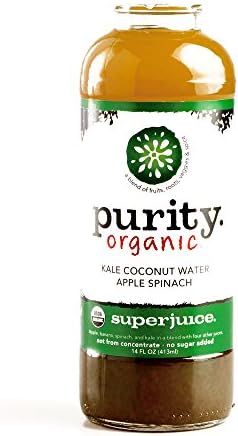 Purity Organic Kale Coconut Superjuice 14 oz each (3 Items Per Order)