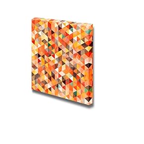 Abstract Triangle Seamless Fashion Mosaic Pattern Wall Decor