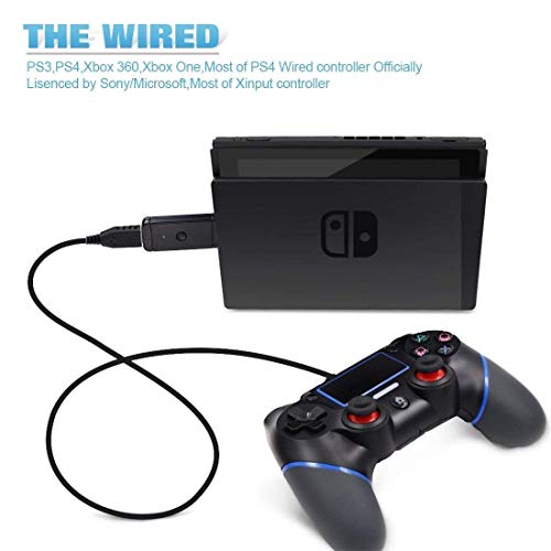 Controller Adapter USB for NSwitch PS3 PC, Dongle Bluetooth Compatible