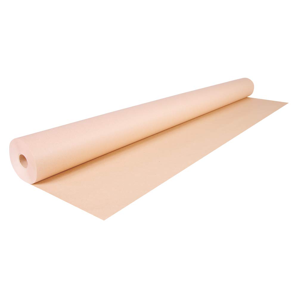 Clairefontaine - Ref 595071C - Kraft Plain Paper Roll (Single Roll) - 50 x 1m Size, 60gsm Paper, Acid Free, pH Neutral - Suitable for Painting & Drawing - Brown