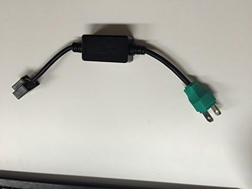 GoodRun Jeep Wrangler H4 Anti-Flicker Error Free Decoder Harness For 7"LED Round Headlights system 2006-2018 Jeep Wrangler Jk Tj Lj Resistor H4 HB2 9003（Package of 2）