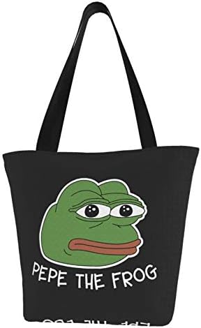 ハンドバッグ Pepe The Frog カエルのペペ ショルダーバッグ トートバッグ かばん シンプル肩掛けバッグ レディース 通勤 通学 軽量 ビジネス 秋冬 クリスマス 新年の贈り物 出掛け 長持ち
