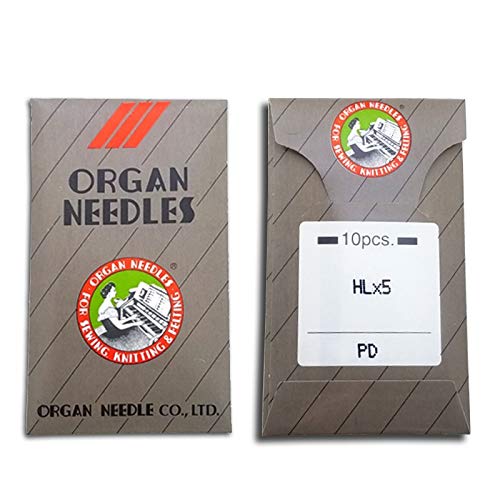 20 Organ HLX5 TITATNIUM (PD) High Speed Needles for Quilting, Jeans, Applique or Heavy Embroidery ~ Multiple Sizes!  (Metric 90/14)