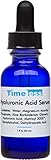 TIMELESS HYALURONIC ACID SERUM + VITAMIN C 1FL OZ. POWERFUL HYDRATING AND ANTIOXIDANT THAT EVENS SKIN TONE AND HELPS BUILD COLLAGEN.PURE.NATURAL.