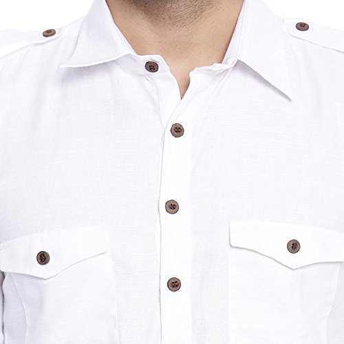 very me men white colour cotton pathani kurta salwar