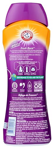 ARM & HAMMER ODOR BLASTERS IN-WASH LAUNDRY SCENT BOOSTER, ELIMINATES TOUGH ODORS, FRESH BURST SCENT, 24 OZ BOTTLE