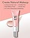 Primer Face Makeup Base Pink Isolation Cream Invisible Pore,Cover Acne Marks,Smooth Skin,Oil Control Moisturizing Essence Concealer Foundation(35g)