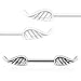 (2pcs) Angel Wing Nipple Bars 14G 316L Surgical Steel