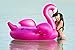 Captain Floaty Giant Inflatable Flamingo Pool Float, Swim Raft Floatie Lounger - Over 6' Huge