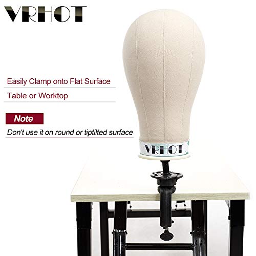image for VRHOT Mannequin Head Stand Wig Manikin Head Stand Maniquins C Stand Cl