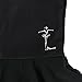 BHL Kids Girls Dance Leotard 3-14 Years Ruffle Sleeve (5-6, Black)