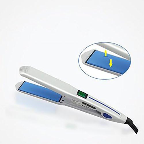 Hair Straightener Digital LCD Ceramic Flat Curling Iron Plate Salon Perm Curler Wand Crimper 2 In 1