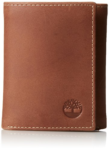 Timberland Men's Hunter Trifold Wallet, Brown, One Size