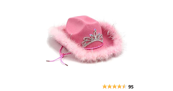Jacobson Hat Company Pink Felt Cowboy 