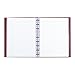 Blueline MiracleBind Notebook, Red, Lizard-Like, Hard Cover, 9.25