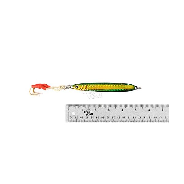 Fish-WOW-4pcs-100g-Fish-Metal-Butterfly-35oz-Knife-Jig-with-two-Assist-Hooks-4-colors
