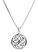 Regetta Jewelry Celtic Knot Charm Pendant Necklace, Stainless Steel, 18” Chain