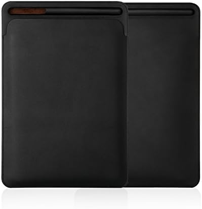 XHS Pu Leather Protective Case Pouch Sleeve Cover Holder for Apple Pencil & iPad Pro 12.9’’ (Black)