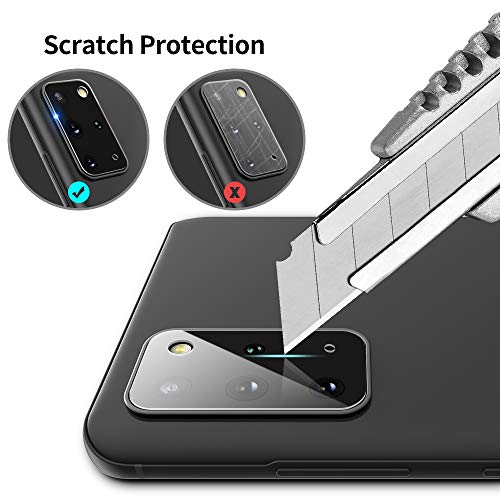 Tensea Compatible Galaxy S20+ Camera Lens Protectors 6.7 inch, Ultra Thin Tempered Glass Film Screen Protector for Samsung Galaxy S20 Plus S20+, 3 Pack