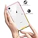 Salawat Compatible iPhone Xr Case, Clear Slim Anti Scratch TPU Bumper Shockproof Protective Case for iPhone Xr 6.1inch 2018 (Pink Gold)